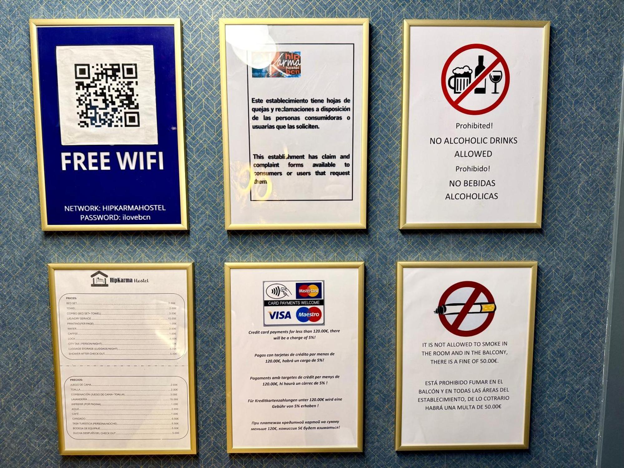 Hip Karma Hostel Барселона Экстерьер фото